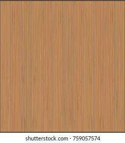 Wood planks flat Texture, Realistic brown wooden board, vertical oak fence wall, abstract high quality overlay timber background. vector