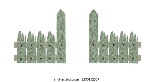  wood planks textures isolated ornament or decoration editable,vector