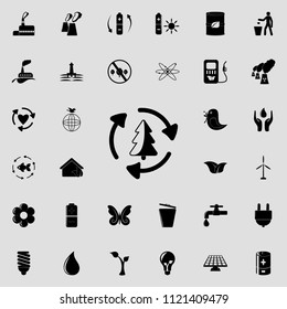 wood processing icon. Detailed set of Ecology icons. Premium quality graphic design sign. One of the collection icons for websites, web design, mobile app on colored background