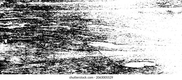 Wood Realistic Texture Black and White Vector