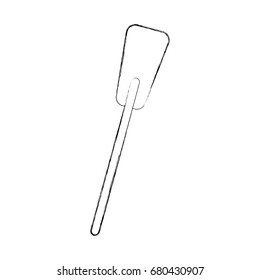 Wood rowing isolated icon