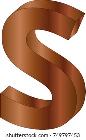 wood S font