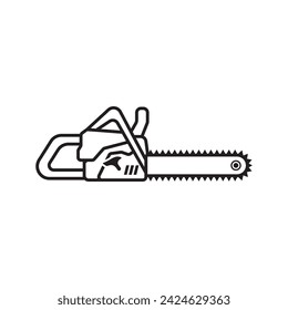 Wood saw machine icon, vector illustration template design