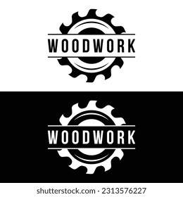 Wood saw premium logo design with vintage carpentry tools.Logo for business, carpentry, lumberjack, label, badge.