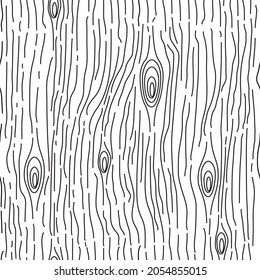 Деревянная текстура иллюстрация. Wood seamless vector, black and white, pattern design