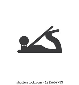 Wood shaver vector icon