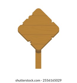 Wood Sign Vector Illustration - 02