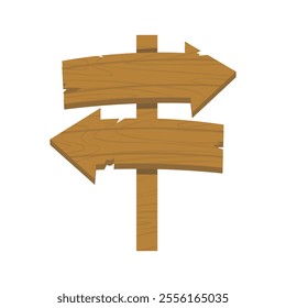 Wood Sign Vector Illustration - 07
