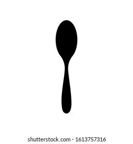 Wood spoon icon simple design