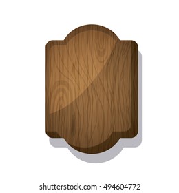 Wood and striped brown frame design