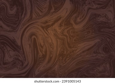 Wood Surface Marble abstract acrylic background. wooden  texture. Agate ripple pattern, a brown marble texture background with swirls, Brown marbling pattern, Vector illustration.
