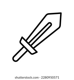 Holzschwert-Symbol für Ihr Website-Design, Logo, App, UI.