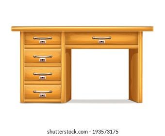 Wood Table Stock Vector (Royalty Free) 193573175 | Shutterstock