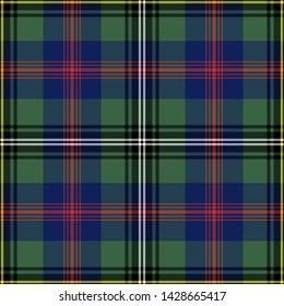 Wood Tartan. Seamless pattern for fabric, kilts, skirts, plaids