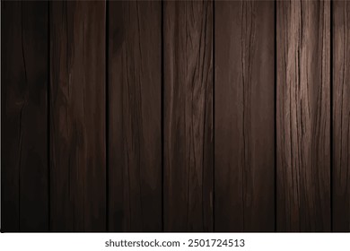 Wood texture background, brown wooden planks. Dark brown wood texture with natural striped pattern for background, wooden surface.