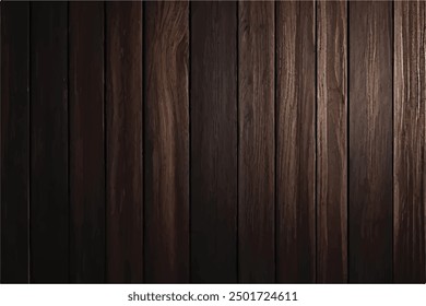 Wood texture background, brown wooden planks. Dark brown wood texture with natural striped pattern for background, wooden surface.