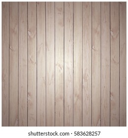 Wood Texture Background. Rustic wood planks vintage background. Vector illustration.