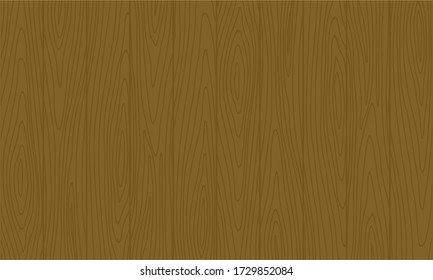 Wood texture for a background, table pattern, backdrop, interior decoration.Brown tone. Vector illustration.