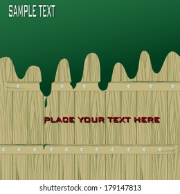 Wood texture background - Vector illustration
