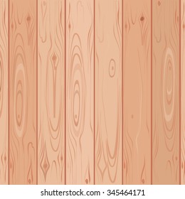Wood texture. Wood background. Vector illustration of wood table top.