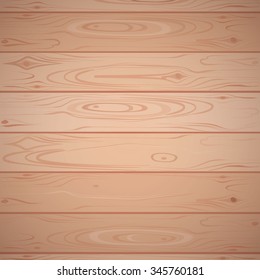 Wood texture. Wood background. Vector illustration of wood table top.