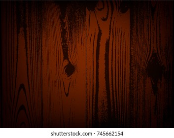 Wood texture background. Vector paper illustration.