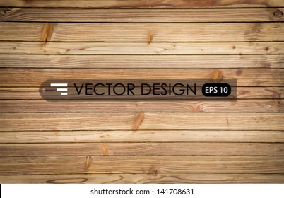 Wood texture background.Vector illustration.