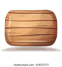 Wood texture brown box. Vector, eps 10.