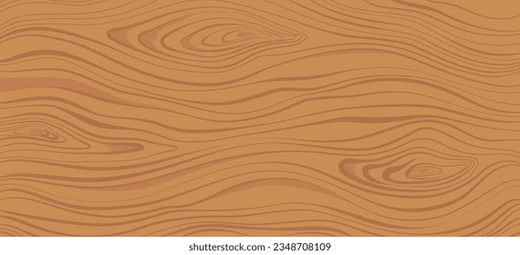 Wood texture. Brown wooden plank, cutting board, floor or table surface. Striped fiber textured background. Retro tree surface pattern