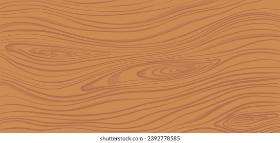 Wood texture. Brown wooden plank, cutting board, floor or table surface. Striped fiber textured background. Retro tree surface pattern