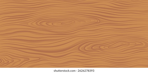 Wood texture. Brown wooden plank, cutting board, floor or table surface. Striped fiber textured background. Retro tree surface pattern