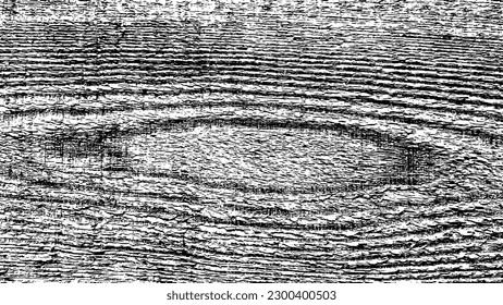 Textura de madera perturbada. Textura negra granulada sobre fondo blanco. El polvo sobrante texturado. Partículas de ruido de grano. Efecto blanco roto. Elementos de diseño gruesos. Ilustración del vector, EPS 10.