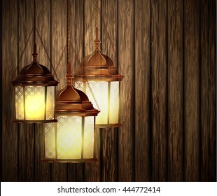 Wood texture dark with lights