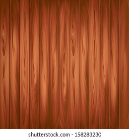Wood texture, dark plank background photo realistic vector