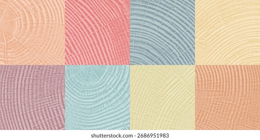 Wood texture, different shades, pattern mosaic, seamless pattern, vector panel