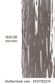 Holzstruktur-Effekt. Die organische Form der Streifen erzeugt eine natürliche Struktur. Bio-Form von Linien für Design-Hintergründe. Moderner Hintergrund für Business-Stil, Stoff, Schreibwaren. Vektorgrafik
