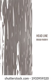 Holzstruktur-Effekt. Die organische Form der Streifen erzeugt eine natürliche Struktur. Bio-Form von Linien für Design-Hintergründe. Moderner Hintergrund für Business-Stil, Stoff, Schreibwaren. Vektorgrafik