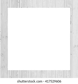Wood texture frame. Vector wood frame. Natural background for your text. Vector illustration.