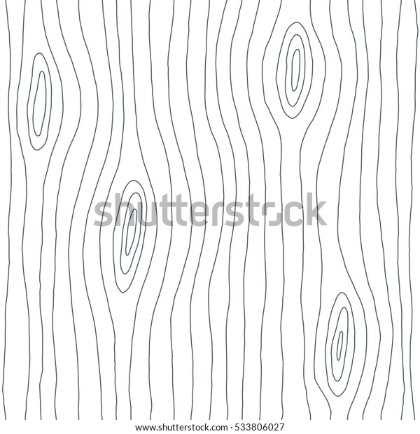 Wood Texture Hand Drawn Seamless Pattern Stock Vector (Royalty Free ...