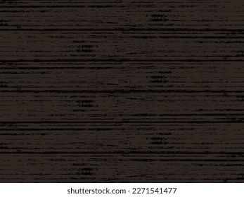 Wood texture horizontal. Natural Dark  Black Wooden Background for your web site design, logo, app, UI.  Six planks. EPS10.