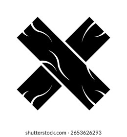 Holzstruktur-Symbol - Rustikale und von der Natur inspirierte Symbole