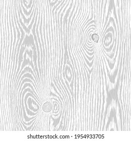 Wood texture. Light grey wooden background. Old textured piece of wood with scratches, top view. Highly detailed table or floor surface, natural material. Seamless vector pattern, easy to edit.