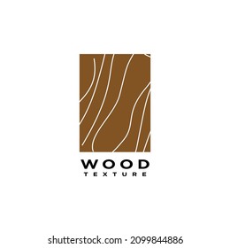 
Diseño del logotipo de textura de madera.Vector de ilustración