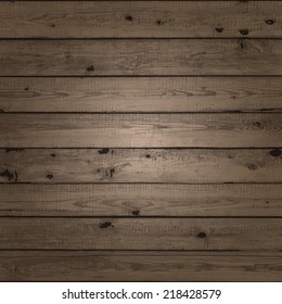 Wood texture. Texture of old boards. Vector illustration.