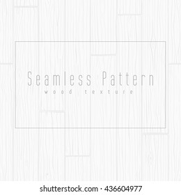 Wood texture seamless background, made of boards. Grey vector pattern.