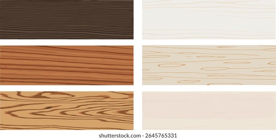 Conjunto de textura de madeira, coleção de fundo de madeira, amostra de madeira