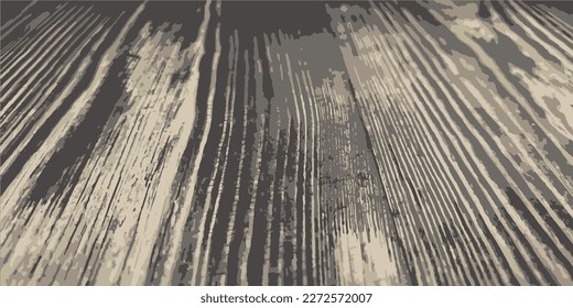 Wood texture. Surface of a wooden board. Vintage vector background