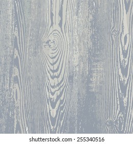 Wood texture template in gray colors. Vector illustration. Natural wooden background.