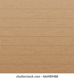 Wood texture template with horizontal stripes, rustic old panels, grunge vintage floor. Wooden background. Hardwood vector illustration.