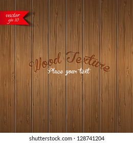 Wood texture. Vector